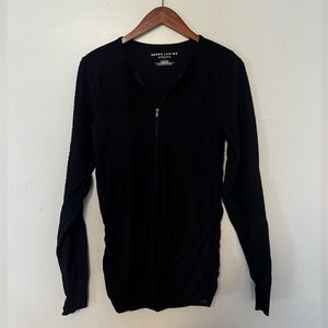 Derek Lam Women's Black Long Sleeve Top